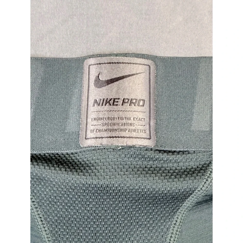Nike Pro Hyperwarm Mens 2XL Compression Tights Insulated‎ Green 810383-364